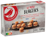 Mini Burgers Au Bloc De Foie Gras Et Magret De Canard Surgelés Auchan en promo chez Auchan Hypermarché Montbéliard à 7,28 €