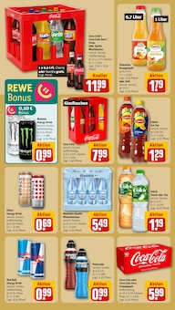 Coca Cola im REWE Prospekt "Dein Markt" mit 36 Seiten (Stolberg (Rheinland, Kupferstadt))