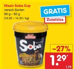 Soba Cup Angebote von Nissin bei Netto Marken-Discount Gera für 1,29 €