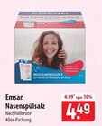 Aktuelle Nasenspray Angebote bei famila Nordost in Lübeck Aktuelles Nasenspülsalz Angebot bei famila Nordost in Lübeck ab 4,49 €