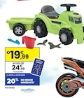 Porteur tracteur avec remorque - Ecoiffier en promo chez JouéClub Créteil à 19,99 €