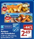 Backfisch- oder Fischstäbchen von iglo im aktuellen ALDI SÜD Prospekt für 2,49 €