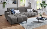 Aktuelles Wohnlandschaft Livorno, dunkelgrau, inkl. Funktionen, Ottomane links Angebot bei HARDECK in Wuppertal ab 1.299,00 €