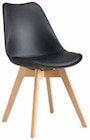 CHAISE SCANDINAVE ASSISE REMBOURRÉE en promo chez Intermarché Niort à 24,99 €