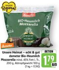 Unsere Heimat Bio-Heumilch Mozzarella Angebote von demeter bei EDEKA Koblenz für 1,79 €