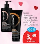 Shampoo oder Spülung von Syoss für 3,49 € bei budni im Angebot Shampoo oder Spülung von Syoss im aktuellen budni Prospekt