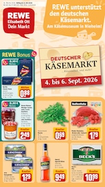 Aktueller REWE Prospekt mit Fleisch, "Dein Markt", Seite 1