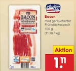 Aktuelle Schweinefleisch Angebote bei Netto Marken-Discount in Düsseldorf Aktuelles Bacon Angebot bei Netto Marken-Discount in Düsseldorf ab 1,11 €