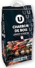 Charbon de bois 4kg - U en promo chez Hyper U Rouen à 7,99 €