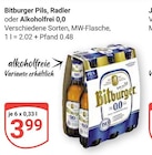 Pils, Radler oder Alkoholfrei 0,0 Angebote von Bitburger bei GLOBUS Bad Kreuznach für 3,99 €