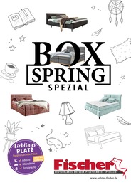 Polstermöbel Fischer Prospekt für Konzell: "BOXSPRING SPEZIAL", 9 Seiten, 09.02.2025 - 16.02.2025