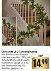 Christmas LED Tannengirlande Angebote bei E center Ludwigsburg für 14,99 €