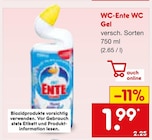 WC Gel von WC-Ente im aktuellen Netto Marken-Discount Prospekt für 1,99 €