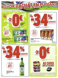 Prix et réduction Alimentation dans le prospectus Casino Supermarchés en cours Offre Alimentation dans le catalogue Casino Supermarchés du moment à la page 6