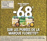 -68% Remise immédiate sur le 2ème sur les purées de la marque Florette - Florette en promo chez Intermarché Express -68% Remise immédiate sur le 2ème sur les purées de la marque Florette - Florette dans le catalogue Intermarché Express