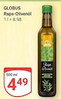 Raps-Olivenöl bei GLOBUS im Wetzlar Prospekt für 4,49 €