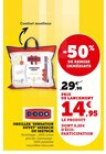 Oreiller 'Sensation Duvet' 60x60cm ou 50x70cm - Dodo en promo chez Super U Toulouse à 14,95 €