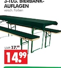 3-tlg. Bierbank-Auflagen im Angebot bei Wreesmann in Stendal 3-tlg. Bierbank-Auflagen Angebote bei Wreesmann Stendal für 14,99 €