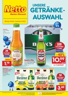 Warsteiner im Netto Marken-Discount Prospekt "Aktuelle Angebote" mit 67 Seiten (Nordhausen)