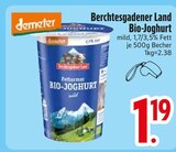 Aktuelle Joghurt Angebote bei EDEKA in Ingolstadt Aktuelles Berchtesgadener Land Bio-Joghurt Angebot bei EDEKA in Ingolstadt ab 1,19 €