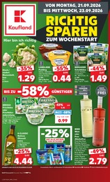Kaufland Prospekt "Hier bin ich richtig", 82 Seiten, 21.09.2026 - 21.09.2026 Aktueller Kaufland Prospekt, "Hier bin ich richtig", mit Angeboten der Woche, gültig von 21.09.2026 bis 21.09.2026