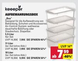 Aufbewahrungsbox Bea 5,5 Liter Angebote von Keeeper bei Marktkauf Ludwigsburg für 7,99 €