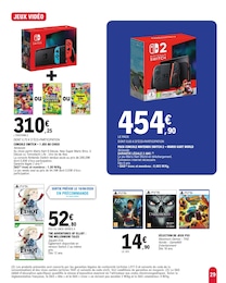 Prix et réduction Jeux Nintendo Switch dans le prospectus E.Leclerc en cours Offre Jeux Nintendo Switch dans le catalogue E.Leclerc du moment à la page 29