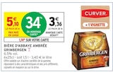 Bière d'abbaye ambrée - GRIMBERGEN en promo chez Intermarché Poitiers à 3,36 €