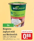 Biogreno Joghurt mild bei famila Nordost im Schleswig Prospekt für 0,88 €