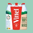 Eau minérale naturelle - Vittel en promo chez Netto Brest à 1,46 €