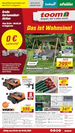 Aktueller toom Baumarkt Prospekt mit Gemüse, "Respekt, wer's selber macht.", Seite 1