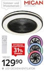 Aktuelles Mican LED-Deckenventilator „Riko“ Angebot bei XXXLutz Möbelhäuser in Düsseldorf ab 129,90 €