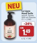 Hand Seife im Angebot bei combi in Rheda-Wiedenbrück Hand Seife Angebote von La Ligne bei combi Rheda-Wiedenbrück für 1,49 €