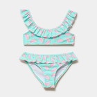 Promo Maillot de bain 2 pièces vert clair fille à 12,99 € dans le catalogue La Halle à Lanester