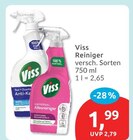 Reiniger von Viss für 1,99 € bei budni im Angebot Reiniger von Viss im aktuellen budni Prospekt