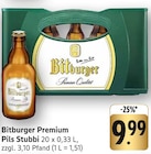 Premium Pils Stubbi Angebote von Bitburger bei EDEKA Baden-Baden für 9,99 €