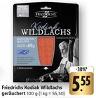 Kodiak Wildlachs geräuchert Angebote von Friedrichs bei E center Kirchheim für 5,55 €