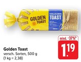 Vollkorn Toast im Angebot bei EDEKA in Bietigheim-Bissingen Vollkorn Toast Angebote von Golden Toast bei EDEKA Bietigheim-Bissingen für 1,19 €