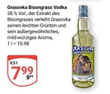 Aktuelles Bisongrass Vodka Angebot bei GLOBUS in Krefeld ab 7,99 €