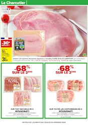 Promos Jambon supérieur dans le catalogue "70 % D’ÉCONOMIES SUR UNE SÉLECTION DE PRODUITS D'HYGIÈNE" de Carrefour à la page 22
