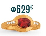 E.Leclerc Richerenches - Promo bague grenat et diamants Promo bague grenat et diamants à 629,00 € dans le catalogue E.Leclerc à Richerenches