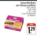 Aktuelles Sachsen Milch Butter Angebot bei EDEKA in Dresden ab 1,29 €