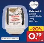 Fleischsalat bei Netto Marken-Discount im Zülpich Prospekt für 0,79 €