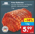 Puten-Rollbraten im Angebot bei Netto Marken-Discount in Viersen Puten-Rollbraten Angebote von Gut Ponholz bei Netto Marken-Discount Viersen für 5,99 €