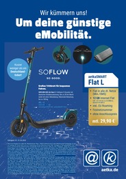 Elektromarkt Prospekt von aetka Aschersleben aetka Prospekt: "Wir kümmern uns!", 1 Seite, 01.05.2023 - 31.05.2023