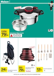 Promotion Tefal dans le prospectus Carrefour, valable du 23/09/2025 au 06/10/2025 Promo Tefal dans le catalogue Carrefour du moment à la page 69