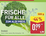 Brokkoli für 0,99 € bei ALDI Nord im Angebot Brokkoli im aktuellen ALDI Nord Prospekt