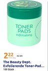 Toner Pads exfoliating Angebote von The Beauty Dept. bei Action Ingolstadt für 2,22 €