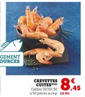 Crevettes Cuites en promo chez Super U Montpellier à 8,45 €