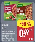 Fix Chili con Carne Angebote von Knorr bei ALDI Nord Kassel für 0,49 €